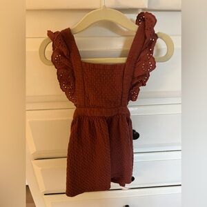 Burgundy toddler dress Zara 18-24mo